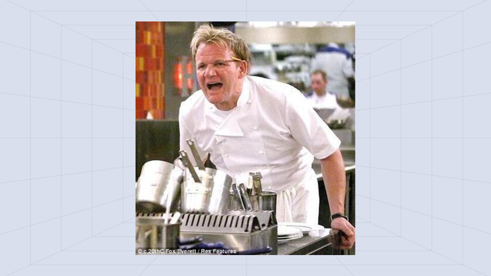 Chef Gordon Ramsay - AI Memes Template